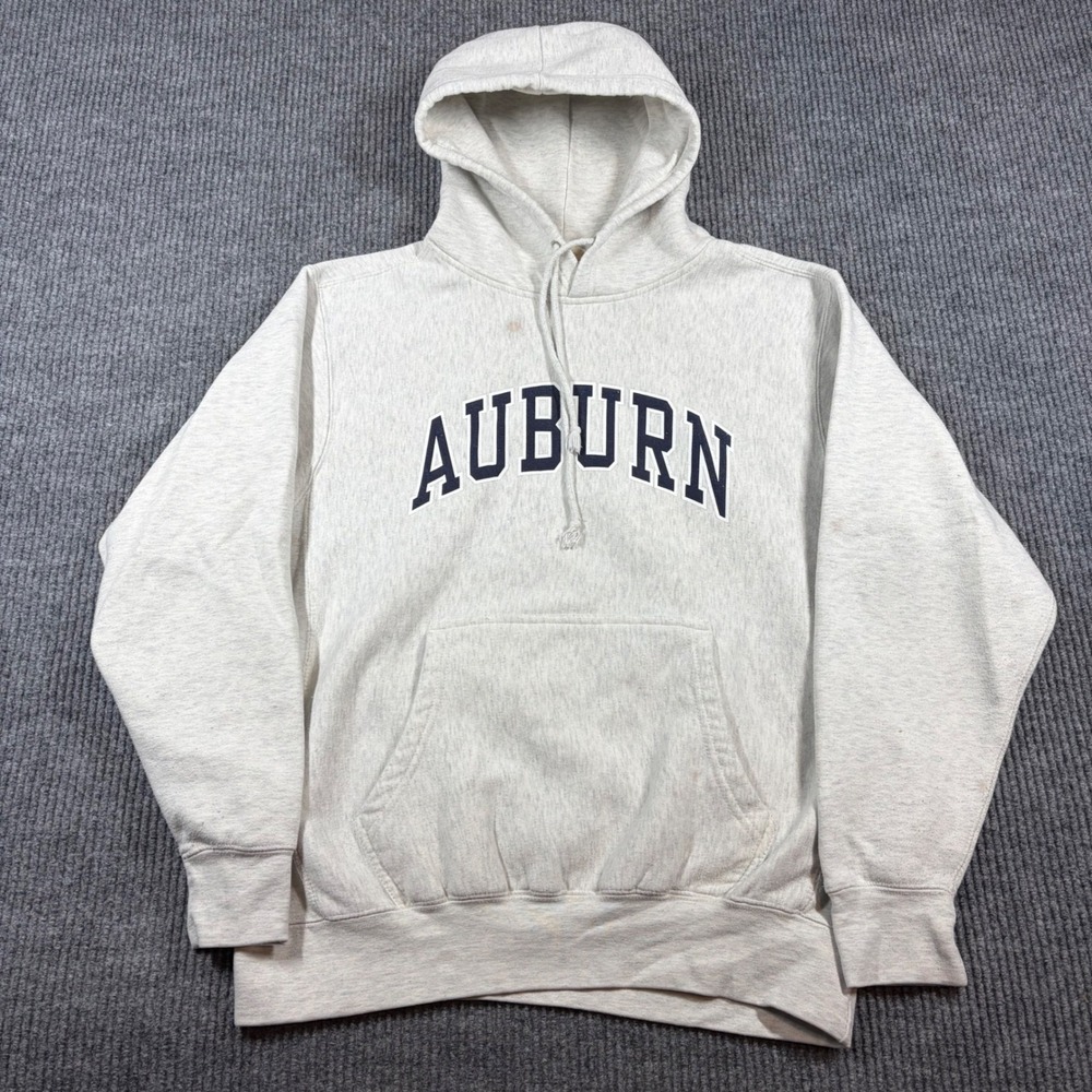 MV Sport Hoodie Men's M Pro Weave‎ Auburn University Hoodie Gray Pullover